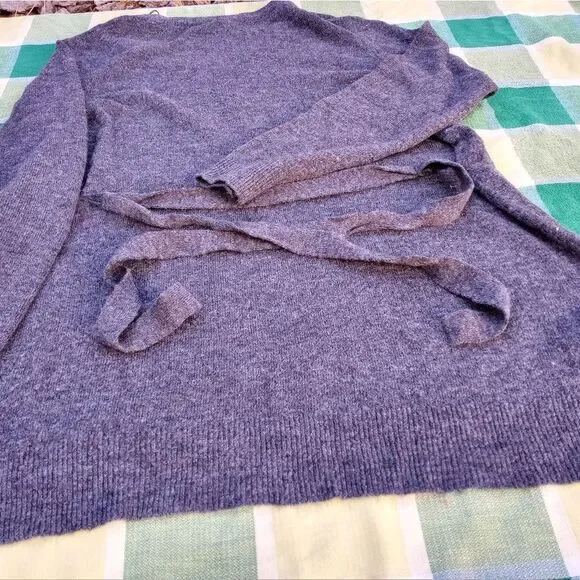 Simply Vera Wang XL Knit Longsleeves Gray Women's Sweater - Picture 7 of 7